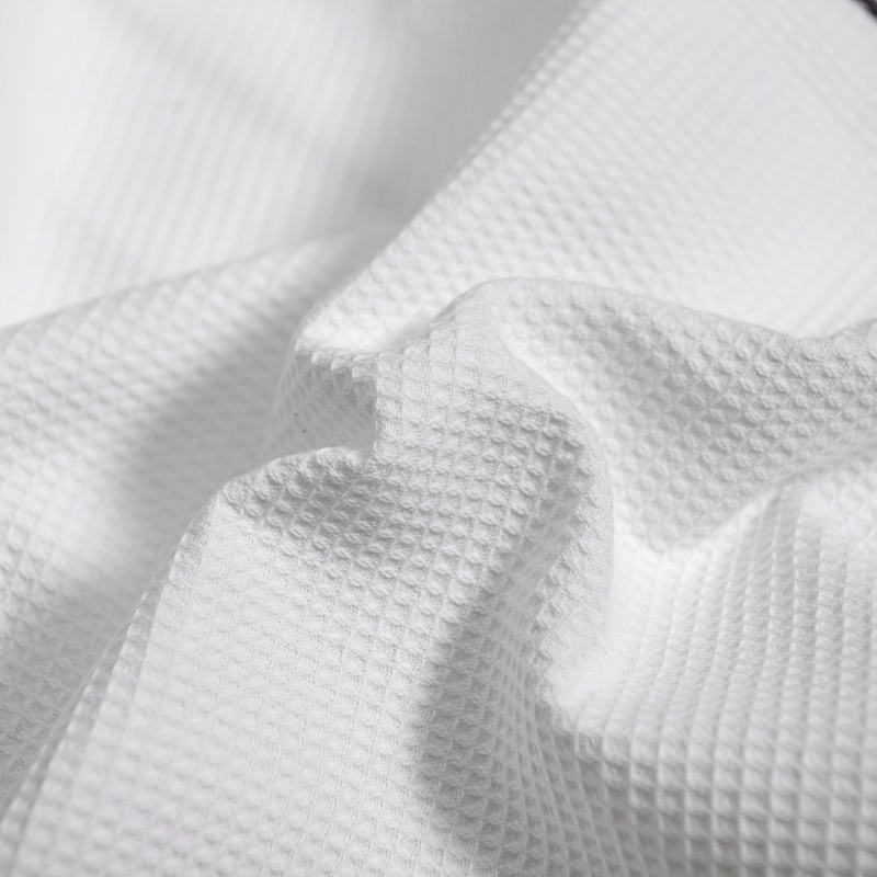 100 % ren bomull liten våffla Kimono krage hotellbadrock 100 % ren bomull liten våffla Kimono krage hotellbadrock