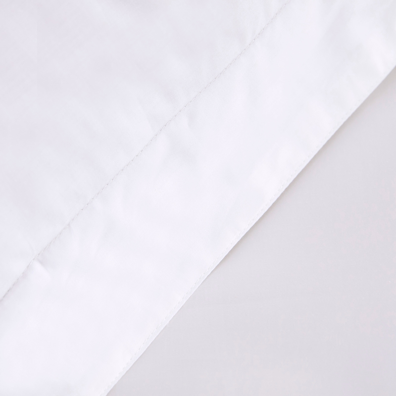 6080S 400TC 100% Bomull Satin Vanligt vitt hotellsängset 6080S 400TC 100% Bomull Satin Vanligt vitt hotellsängset