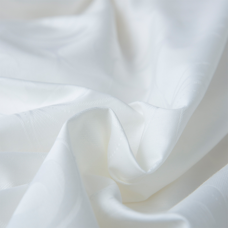 Ny Jacquard 100% Bomull Satin Vit Hotell Linne Sovrum Sängkläder Lakan Set Ny Jacquard 100% Bomull Satin Vit Hotell Linne Sovrum Sängkläder Lakan Set
