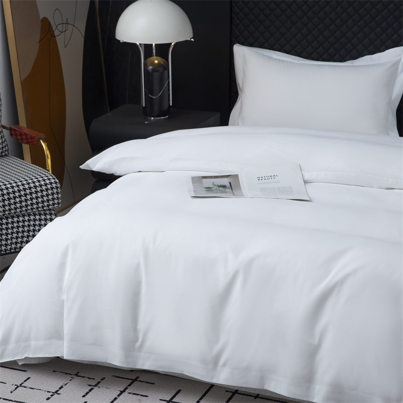 100% polyester 135gsm Tyg Sängkläder Set för Economy Hotel 100% polyester 135gsm Tyg Sängkläder Set för Economy Hotel