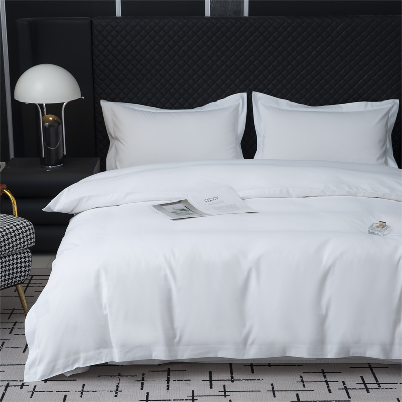 100% polyester 135gsm Tyg Sängkläder Set för Economy Hotel 100% polyester 135gsm Tyg Sängkläder Set för Economy Hotel