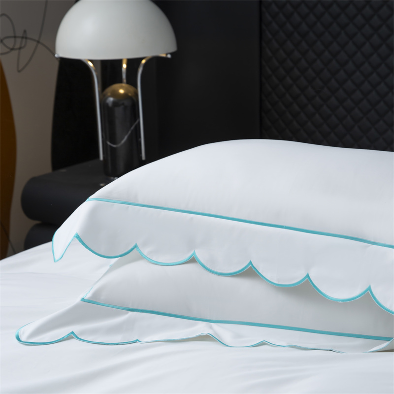 Nytt broderisnitt design 400TC bomull satin sängkläder set Nytt broderisnitt design 400TC bomull satin sängkläder set