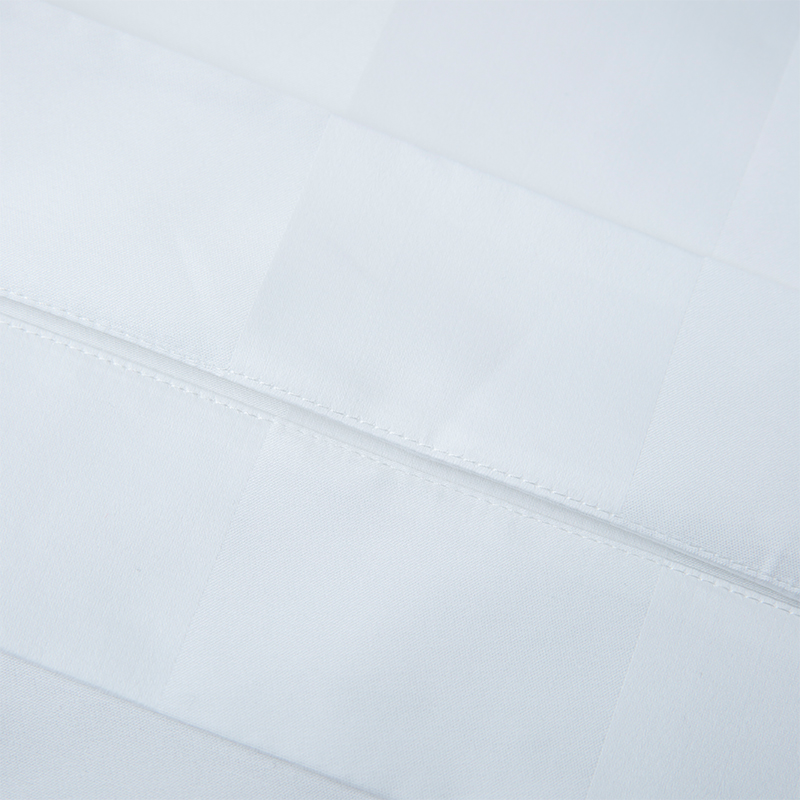 7 cm satin rand slät vit 750TC 100 % bomull för femstjärnigt hotellsängset 7 cm satin rand slät vit 750TC 100 % bomull för femstjärnigt hotellsängset