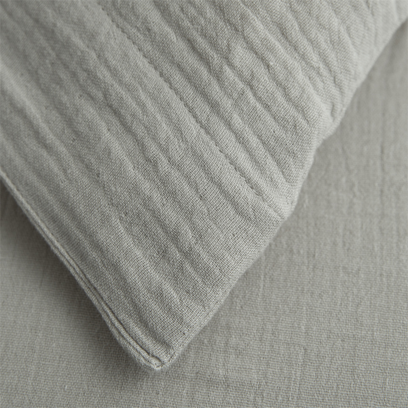 Dubbla lager gasväv 100 % bomullstyg Supermjukt sängset Dubbla lager gasväv 100 % bomullstyg Supermjukt sängset
