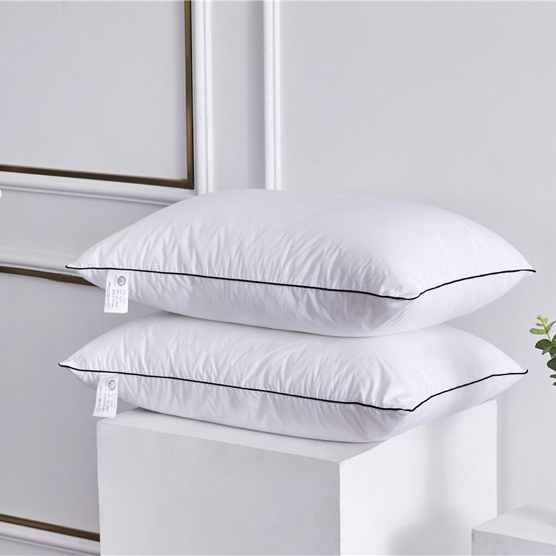 Anpassat hotellrum 100 % bomull Vita kuddar Mikrofiberfyllningskuddar Anpassat hotellrum 100 % bomull Vita kuddar Mikrofiberfyllningskuddar