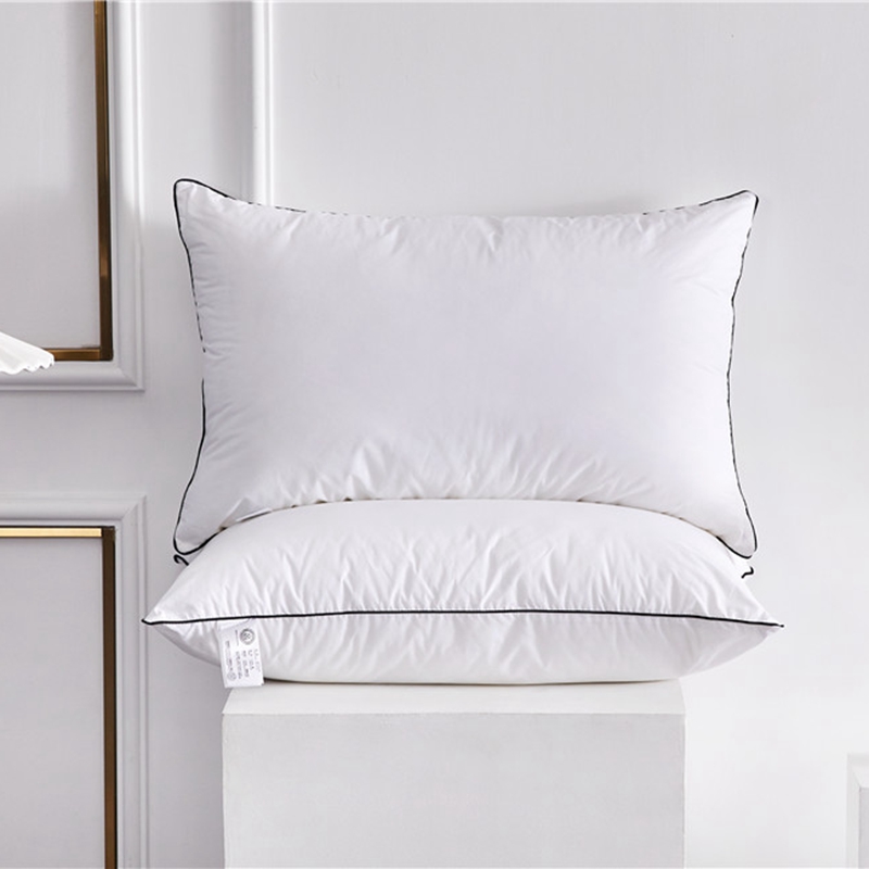 Anpassat hotellrum 100 % bomull Vita kuddar Mikrofiberfyllningskuddar Anpassat hotellrum 100 % bomull Vita kuddar Mikrofiberfyllningskuddar