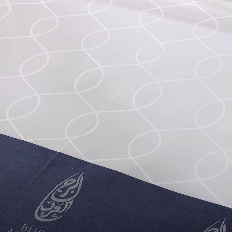 Garnfärgad anpassad logotyp 100% bomull sängkläder set Garnfärgad anpassad logotyp 100% bomull sängkläder set